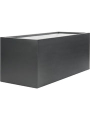 Stretto Plant Pot 50cm Height 42cm Dia Box Anthracite Pots & Planters