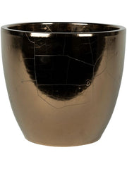 Sven Plant Pot 19cm Height 17cm Dia Pot Gold
