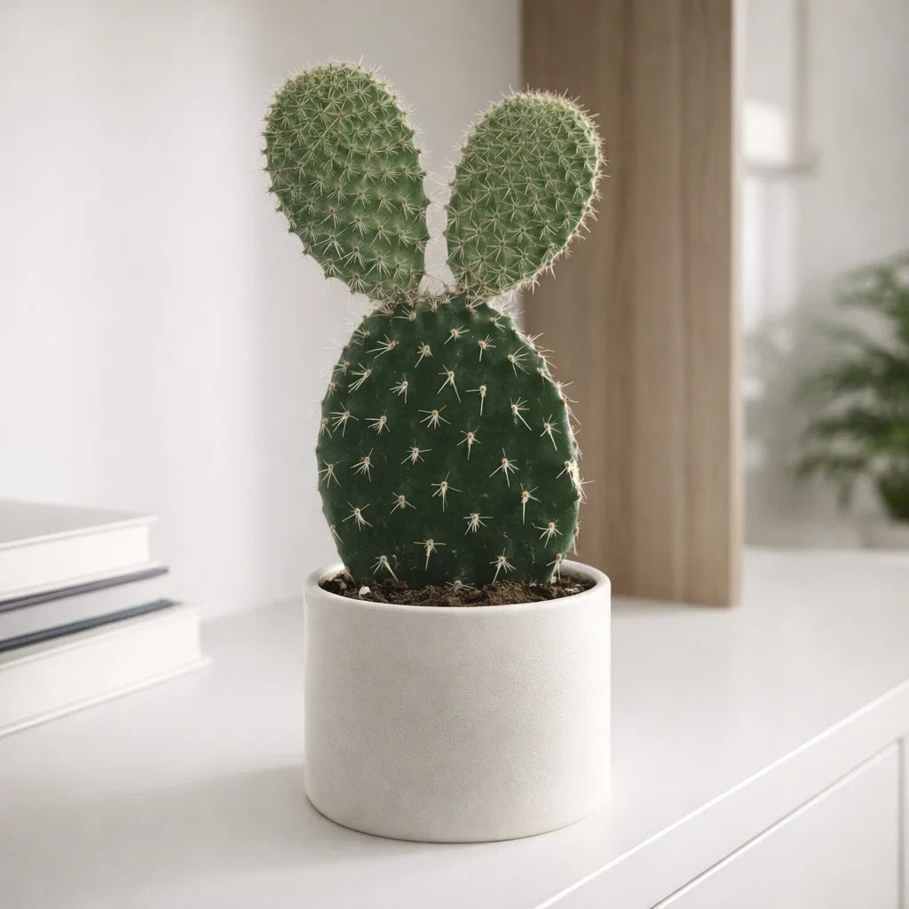 20 - 25cm Opuntia Mickey Mouse House Plant 12cm Pot