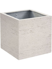 Terreno Plant Pot 40cm Height 32cm Dia Cube Sand Pots & Planters