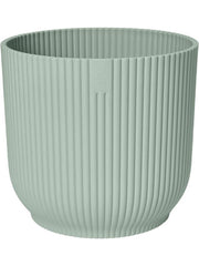Vibes Fold Plant Pot 10.5cm Height 10.5cm Dia Round Mini Sorbet Green Pots & Planters