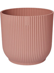 Vibes Fold Plant Pot 32cm Height 34cm Dia Round Wheels Delicate Pink Pots & Planters