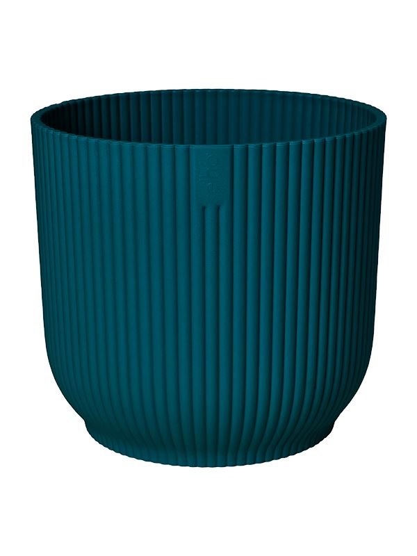 Vibes Fold Plant Pot 6.5cm Height 6.5cm Dia Round Mini Deep Blue Pots & Planters