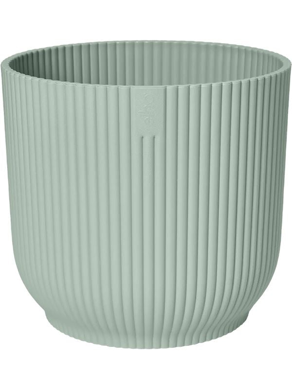 Vibes Fold Plant Pot 6.5cm Height 6.5cm Dia Round Mini Sorbet Green Pots & Planters