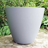 20cm Savannah Planter Grey Matt Plant Pot Outdoor Pots
