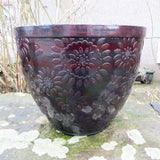 25cm Chengdu Planter Black/Copper Plant Pot
