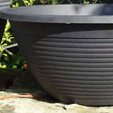 30cm Maine Bowl Grey Plant Pot Outdoor Pots
