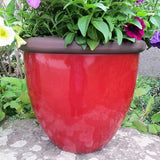 51cm Belair Planter Post Box Red Plant Pot Outdoor Pots