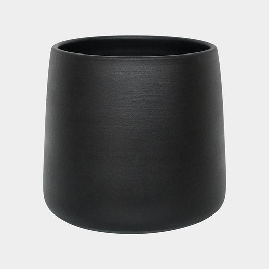Akemi Planter Carbon Black 25cm Height 27cm Dia Pots & Planters