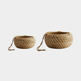 Hanging Seagrass Planter Set of 2 Pots & Planters