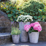 Outdoor Chatsworth Zinc Vase 50cm Height 28cm Width Pots & Planters