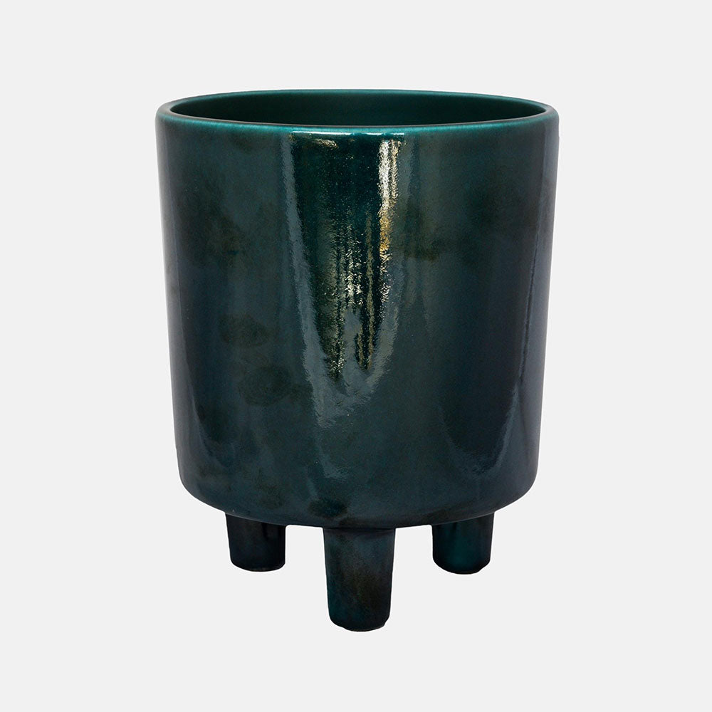 Pisa Emerald Planter 19cm Height 16cm Dia Pots & Planters