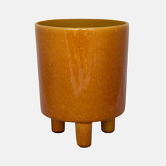 Pisa Mustard Planter 24cm Height 20cm Dia Pots & Planters