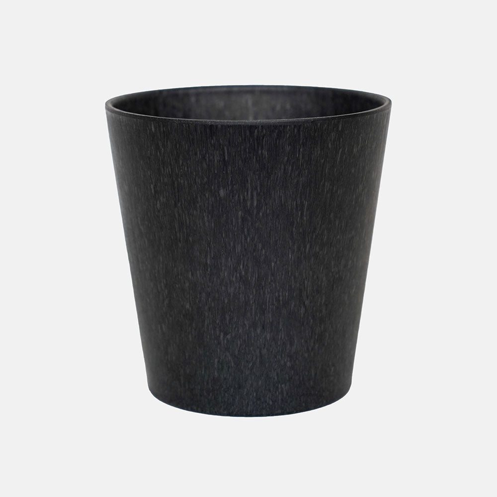 Pula Recyclable Planter Black 25cm Height 24cm Dia Pots & Planters