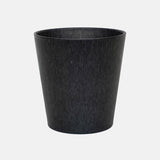 Pula Recyclable Planter Black 25cm Height 24cm Dia