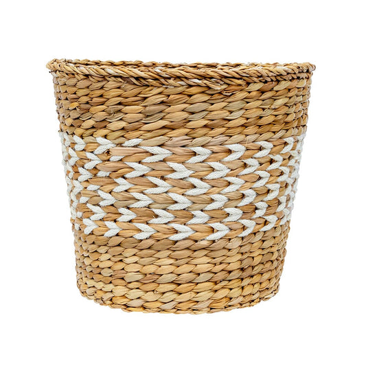 Woven Patterned Office Plant with Pot Pots & Planters